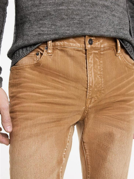 John Varvatos J702 Slim Fit Jean - Sand Dune Wash - Sienna Brown