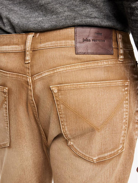 John Varvatos J702 Slim Fit Jean - Sand Dune Wash - Sienna Brown
