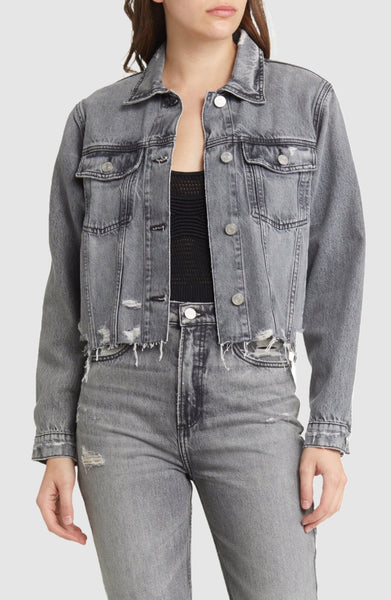 FRAME Vintage Denim Jacket in Kallin Rips