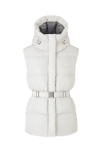 Canada Goose Women's Rayla Vest Tonal Disc - North Star White