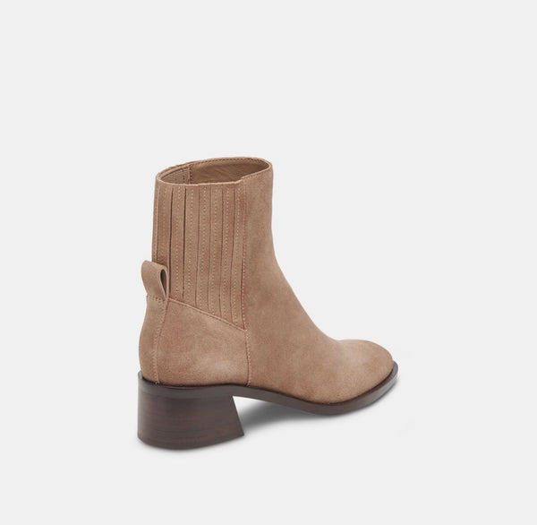 Dolce Vita LinnyH20 Waterproof Ankle Boot in Truffle Suede