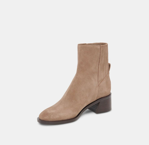 Dolce Vita LinnyH20 Waterproof Ankle Boot in Truffle Suede