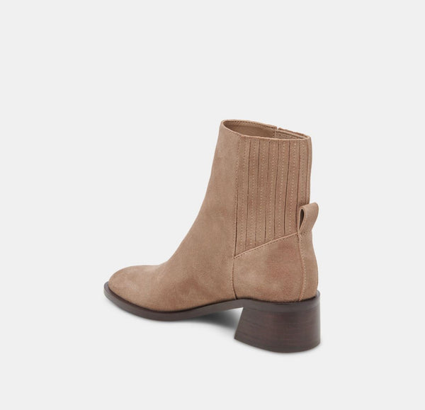Dolce Vita LinnyH20 Waterproof Ankle Boot in Truffle Suede