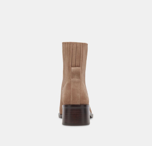 Dolce Vita LinnyH20 Waterproof Ankle Boot in Truffle Suede
