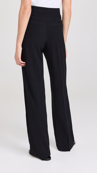 Paige Brigida Straight Leg Trouser Pant in Black