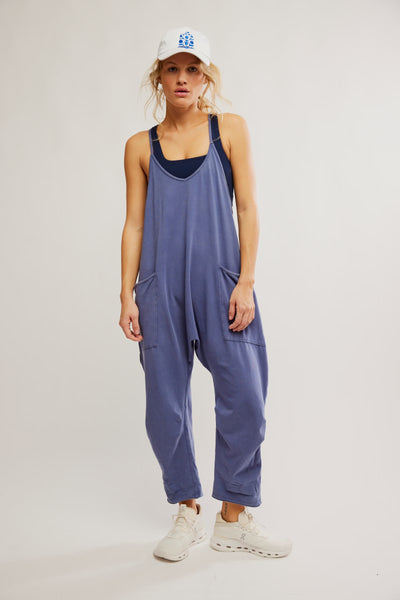 Free People Hot Shot Onesie in Blue Indigo