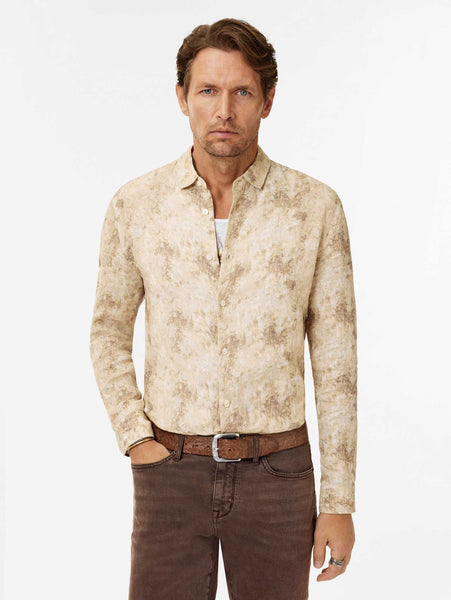 John Varvatos LUCA LS Shirt - Paint Pallette Print