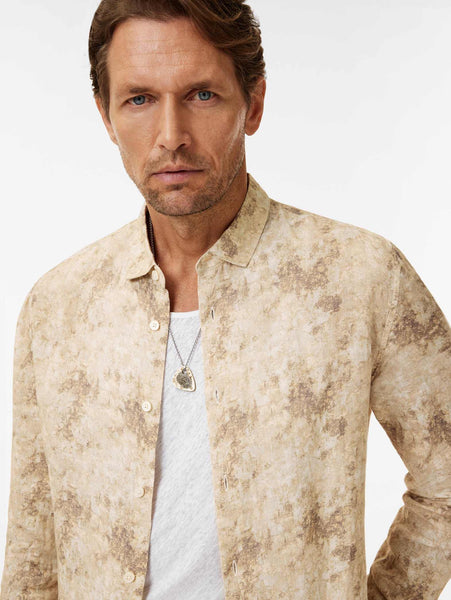 John Varvatos LUCA LS Shirt - Paint Pallette Print