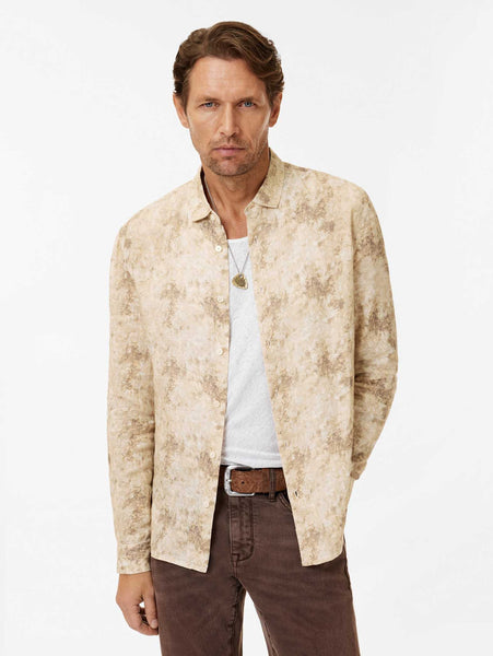 John Varvatos LUCA LS Shirt - Paint Pallette Print