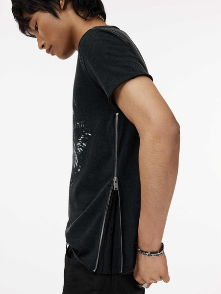 John Varvatos NO TRESSPASSING Tee - Black