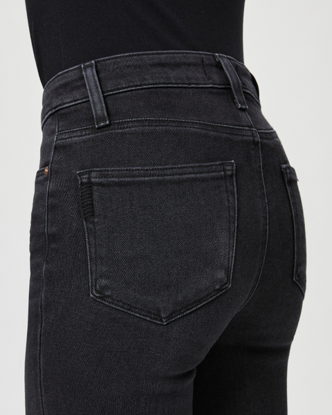 Paige Cindy Hi Rise Straight in Black Lotus