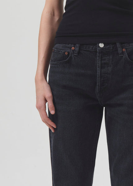 AGOLDE Parker Long Organic Cotton Jean in Hitch wash