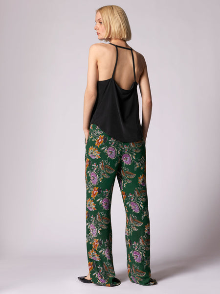 EQUIPMENT Bria Sleeveless Silk top with back detail Black