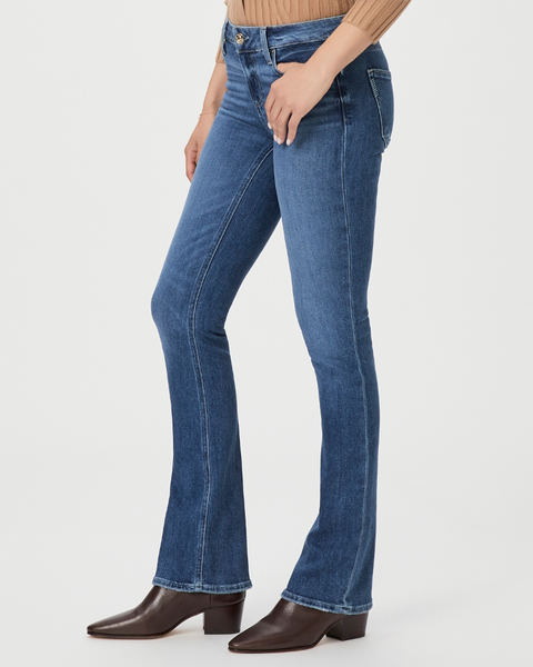 Paige Manhattan Bootcut Jean in Painterly