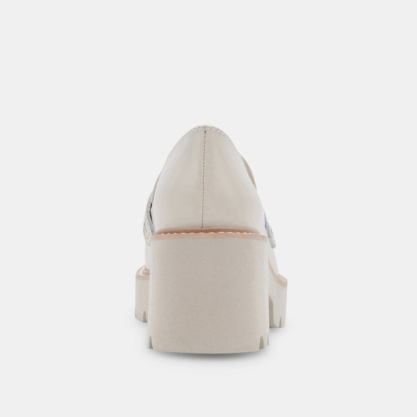 Dolce Vita Halona Chunky Loafer in Ivory Leather