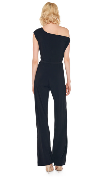 Norma Kamali Drop Shoulder Jumpsuit in Black