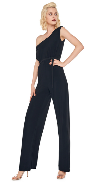 Norma Kamaii Drop Shoulder Jumpsuit in Black