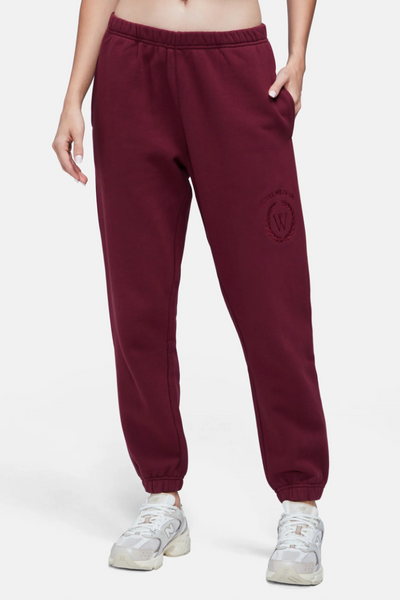 Wildfox Hotel Wildfox Top and Pant in Burgundy