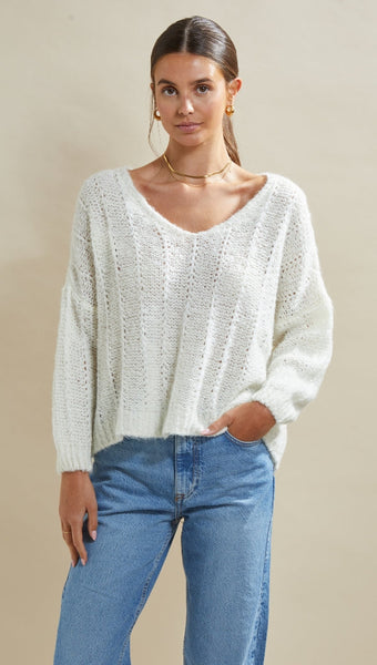 Charli Christine Sweater in Ivory