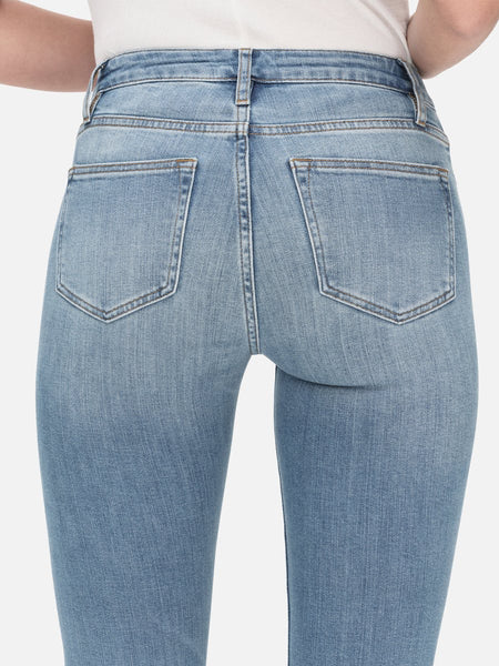FRAME Le Crop Mini Boot Jean in Wavey