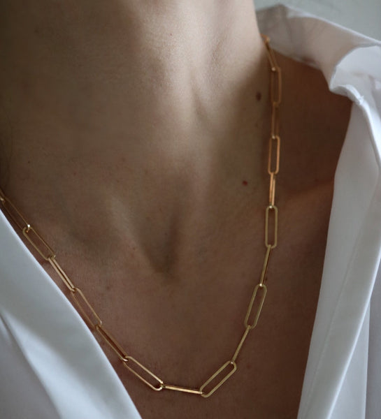 LOLO Paperclip 18K Gold Filled 18" Necklace