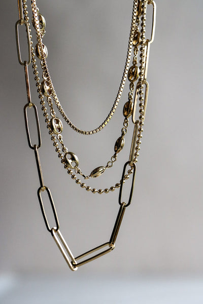 LOLO Paperclip 18K Gold Filled 18" Necklace