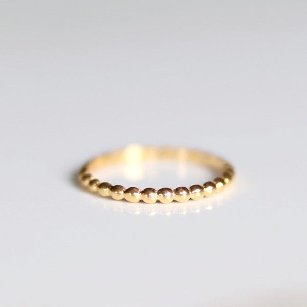 LOLO Ball Stacking Ring in 18K Gold Vermeil