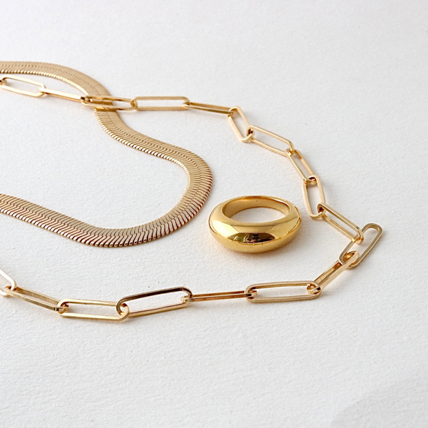 LOLO Margot Rin in 18K Gold Vermeil