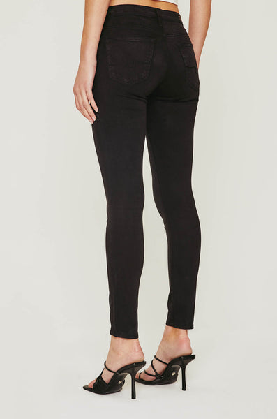 AG Prima Ankle Cigarette Jean in Super Black