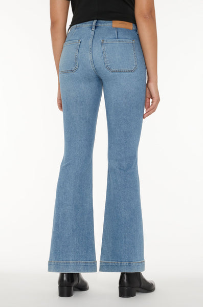 7 For All Mankind Dojo wide leg trouser jean in LSU