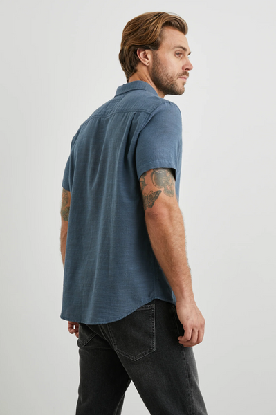 Rails Men's Fairfax S/S Shirt - Sea Blue