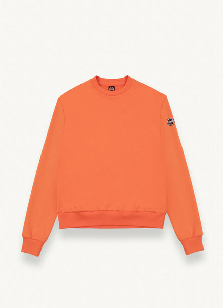 COLMAR Men's Solid Colour Crew-Neck Sweatshirt - Chili