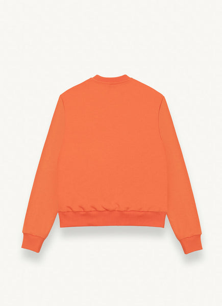 COLMAR Men's Solid Colour Crew-Neck Sweatshirt - Chili