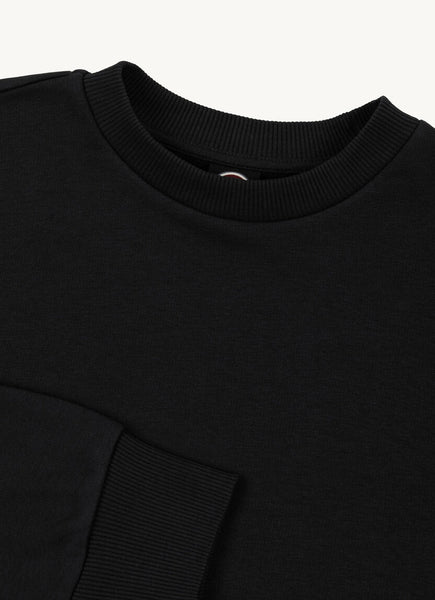 COLMAR Men's Solid Colour Crew-Neck Sweatshirt - Black