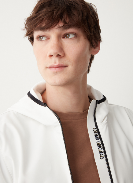 COLMAR Men's Softshell Hooded Jacket - White