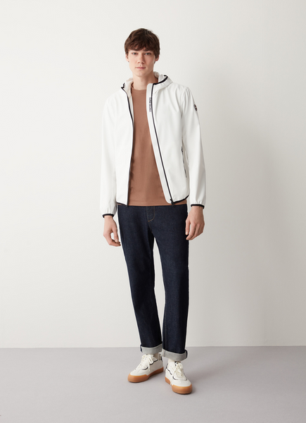 COLMAR Men's Softshell Hooded Jacket - White