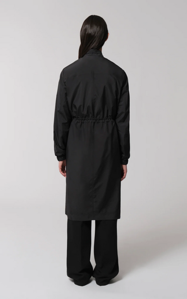 Soia & Kyo Henna Ultra Light Packable Trench in Black