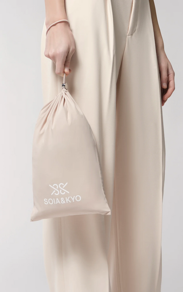 Soia & Kyo Henna Ultra Light Packable Trench in Mist