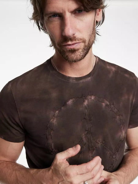 John Varvatos INK PEACE Tee - Mauvewood