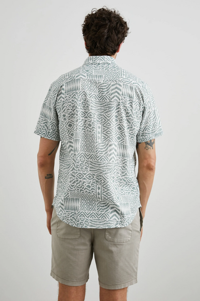 Rails Men's Carson S/S Shirt - Bambu Block Kalamata