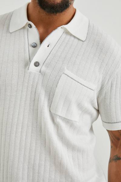 Rails Men's Hardy Polo Shirt - White