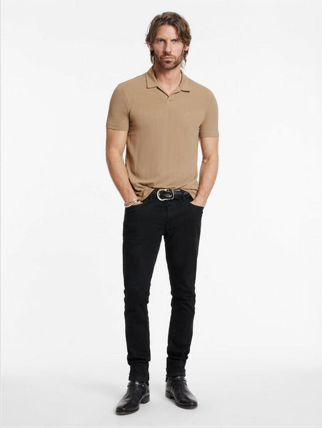 John Varvatos LEROY SS Pique Polo - Camel