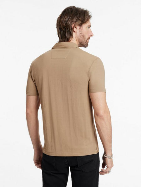 John Varvatos LEROY SS Pique Polo - Camel