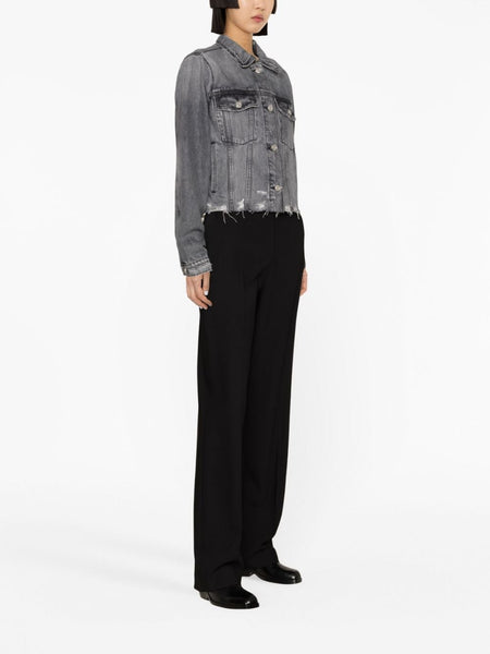 FRAME Vintage Denim Jacket in Kallin Rips