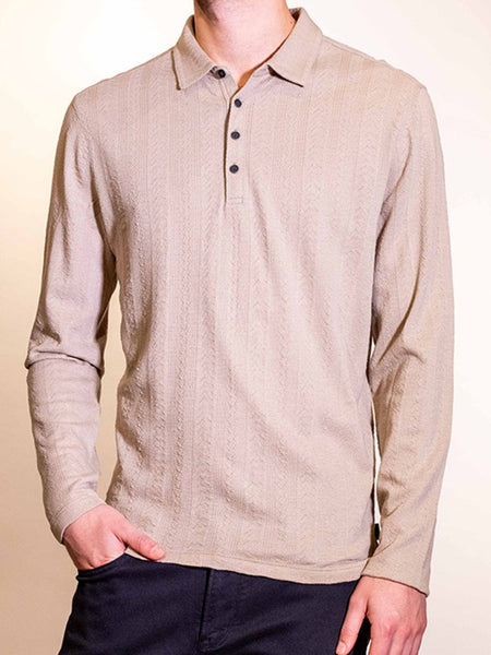 John Varvatos Jalen Polo - Terra Brown