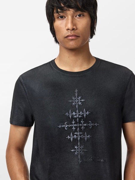 John Varvatos Wrought Iron Tee - Black