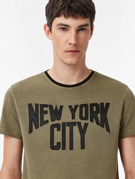 John Varvatos JOHN LENNON NEW YORK CITY Tee - Mushroom