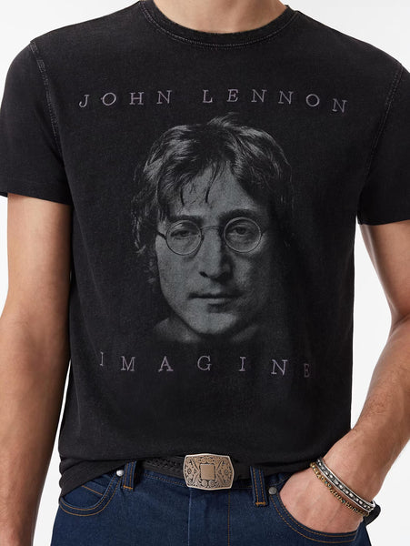 John Varvatos JOHN LENNON IMAGINE Tee - Black
