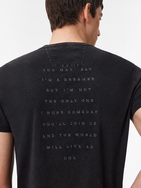 John Varvatos JOHN LENNON IMAGINE Tee - Black
