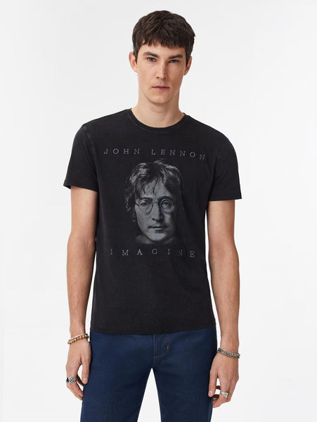 John Varvatos JOHN LENNON IMAGINE Tee - Black